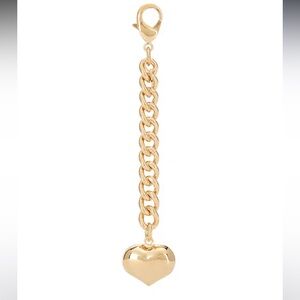 Maison Irem Sugar Heart Bag Charm in Gold